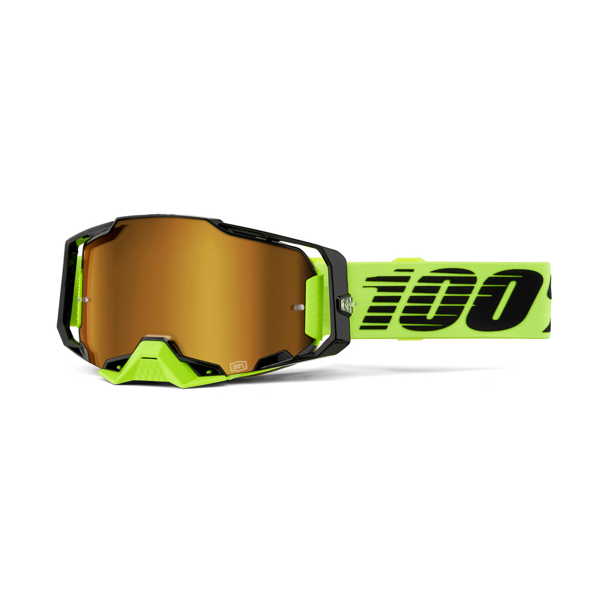 ARMEGA Goggle Neon Yellow - Mirror Gold