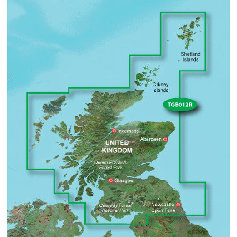 Garmin TOPO Great Britain microSD Maps (Scotland)