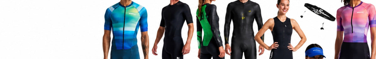 2XU triathlete in wetsuit