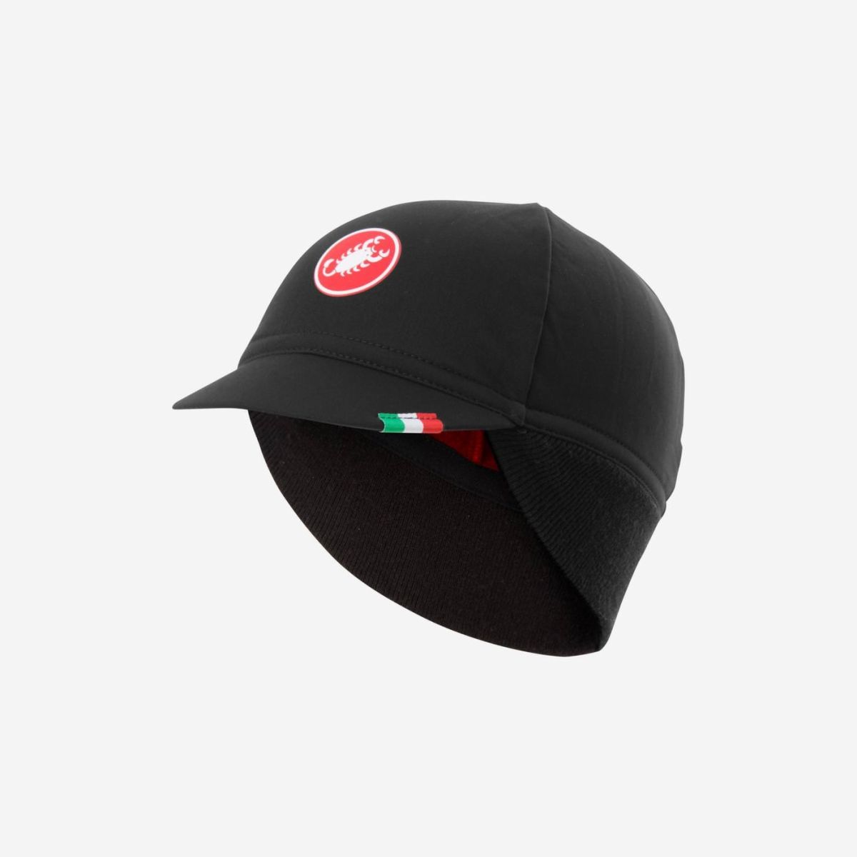Castelli Unisex Difesa Thermal Cap Black Red