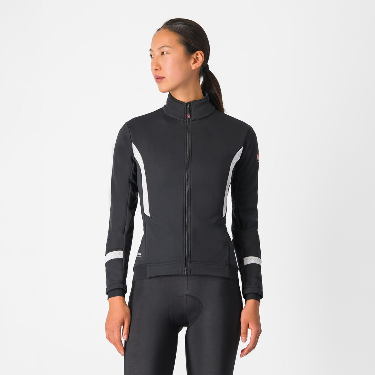 Castelli Men's Dinamica 2 Jacket Light Black/White Reflex