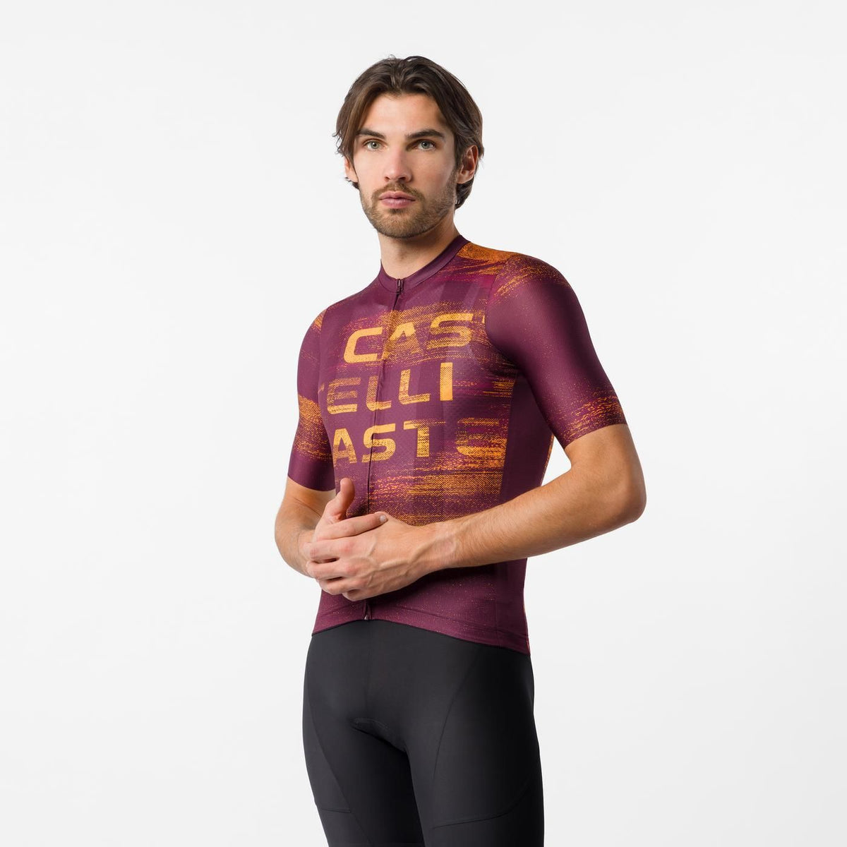 Castelli Men's Castelli Stratus Logo Jersey