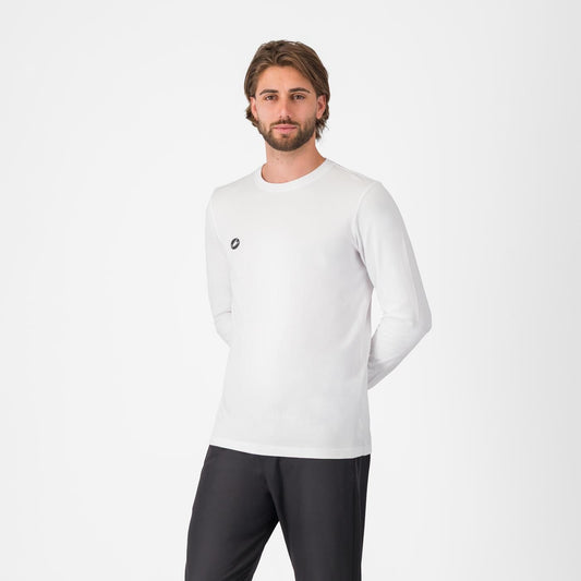 Castelli Men's Castelli Sleeve Logo LS Tee