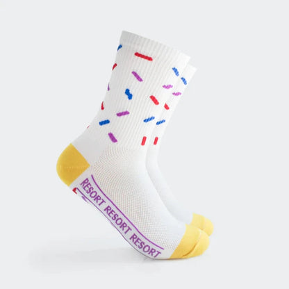 Ten Speed Hero Sprinkles Ribbed Crew Socks