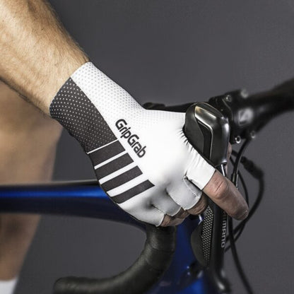 GripGrab Aero TT Time Trial Gloves V1 White/black