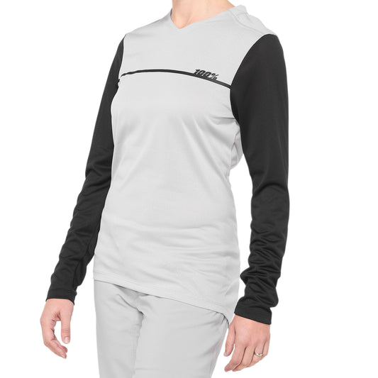 RIDECAMP Women's LS Jersey Grey/Blk 