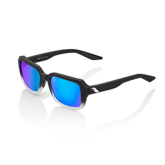 RIDELY - Soft Tact Fade Black - Blue Mirror