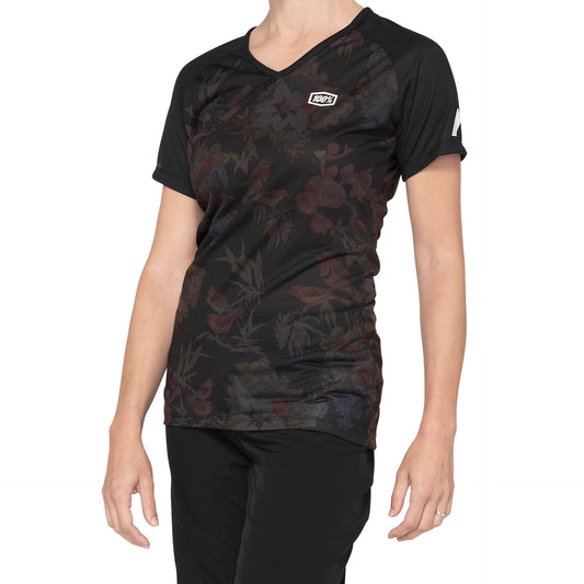 AIRMATIC Women's Jersey Black Floral 