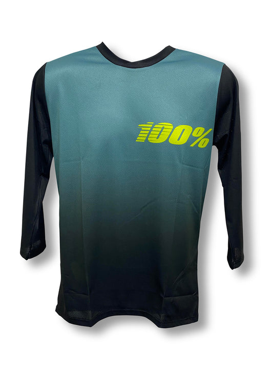 RIDECAMP 3/4 Jersey Teal/Black 