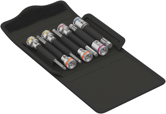 Bicycle Set 8 Bit socket set 3/8" drive, 7 parts