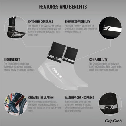 GripGrab CyclinGaiter Shoe Cover Cuffs