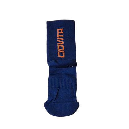 Ciovita Navy-Orange Crew Socks