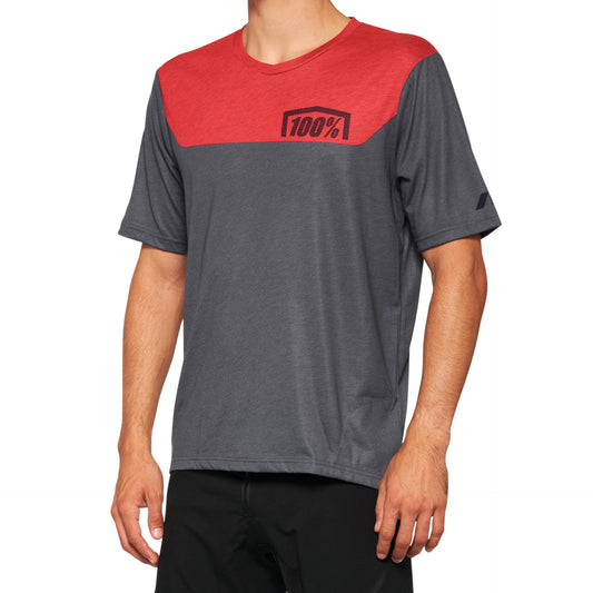 AIRMATIC Jersey Charcoal/Racer Red