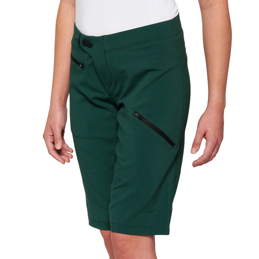 RIDECAMP Womens Shorts Forest Green