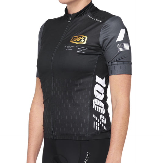 EXCEEDA Womens Jersey Black/Charcoal