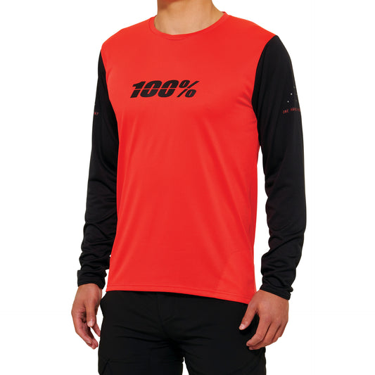 RIDECAMP LS Jersey Red/Black