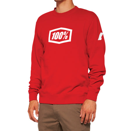 ICON Pullover Crewneck Fleece Deep Red