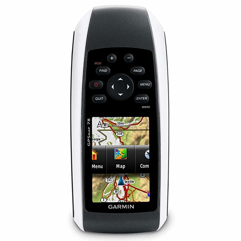 Garmin GPSMAP 78S High-Performance Floating(IPX7) Marine Handheld w/ WW Basemaps