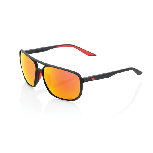 KONNOR - Soft Tact Black - HiPER Red  Mirror
