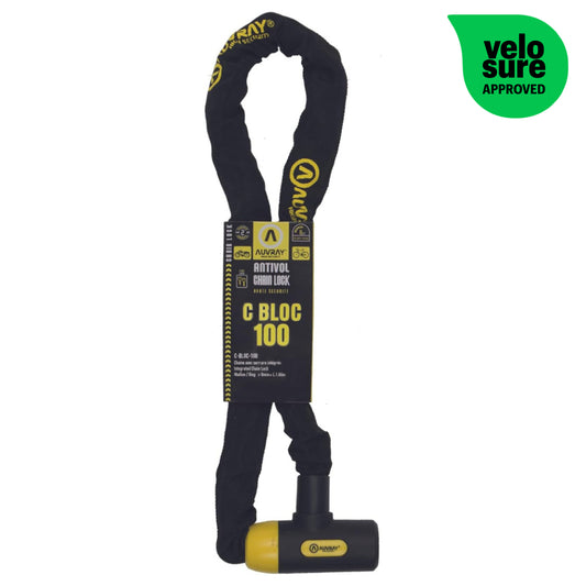 Auvray 100cm C-Bloc Chain With Integrated Lock