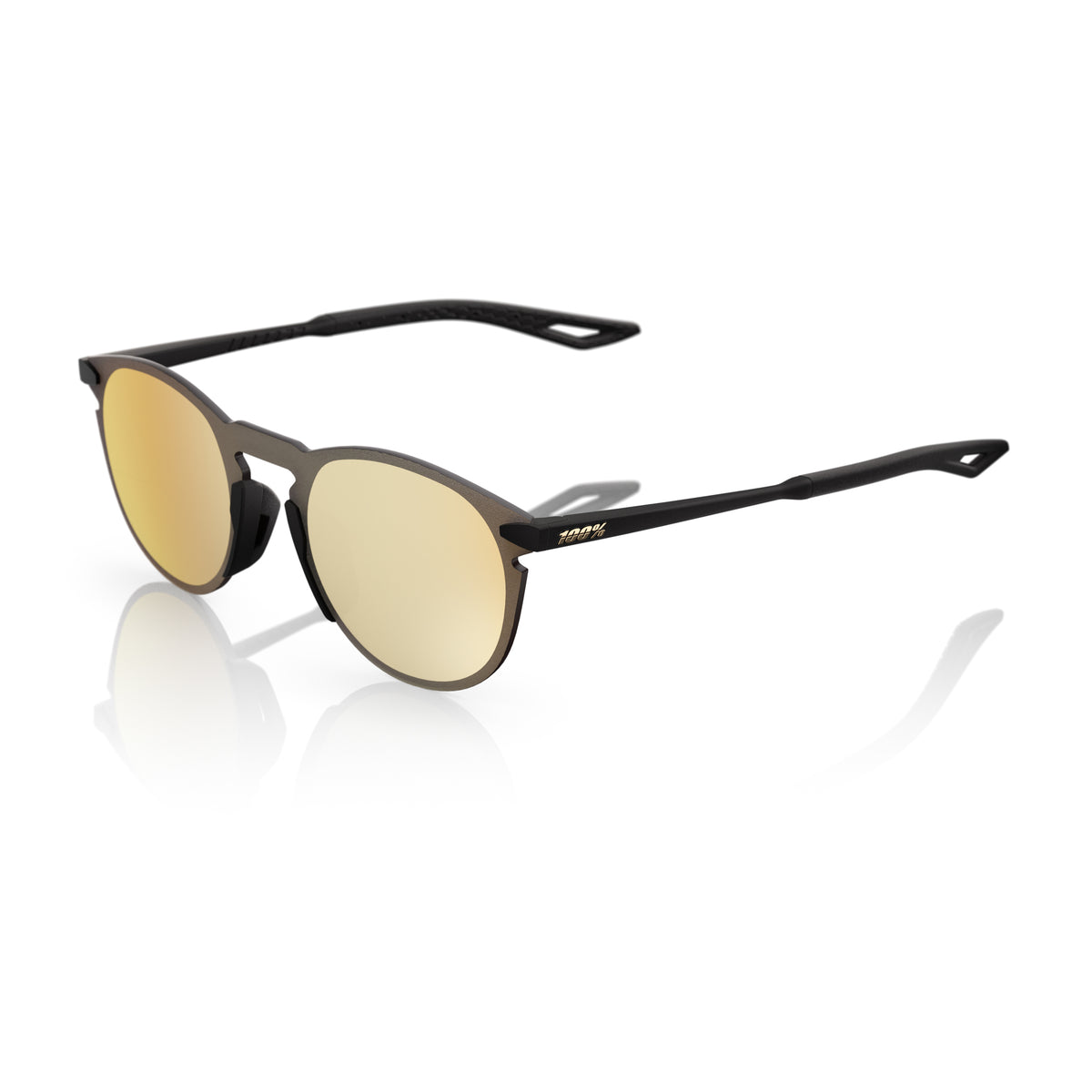LEGERE ROUND - Matte Black - HiPER Gold 24K Mirror