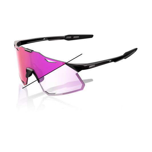 HYPERCRAFT - Gloss Black - Purple Mirror Photochromic