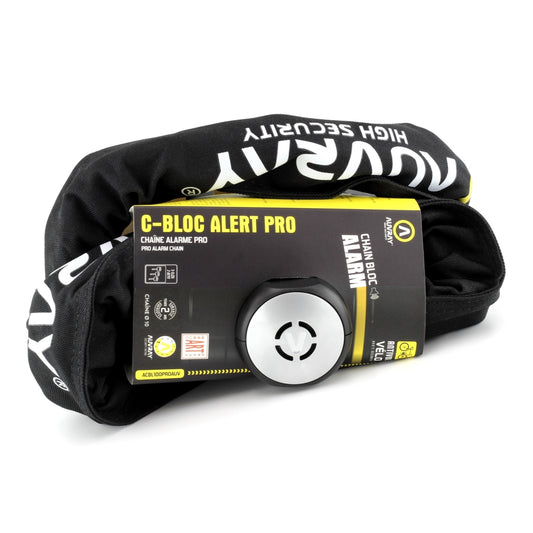 Auvray C-BLOCK PRO ALERT Chain Lock w/ Alarm