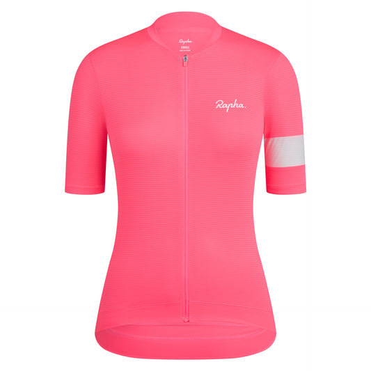 Women's Core Lightweight Jersey High-Vis Pink/White
