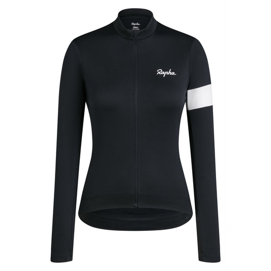 Women's Core Thermal Long Sleeve Jersey Black/White