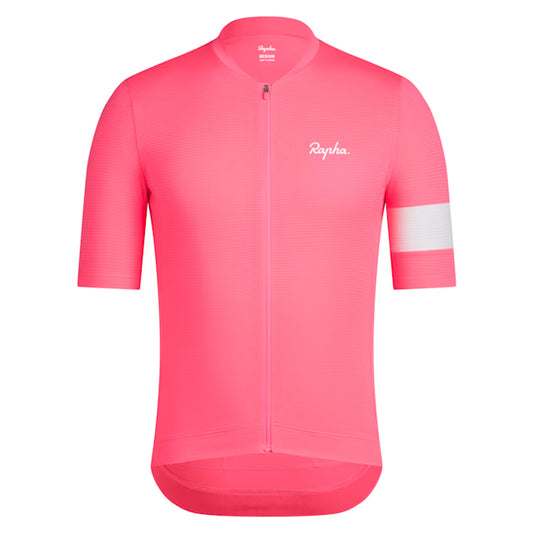 Men's Core Lightweight Jersey High-Vis Pink/White