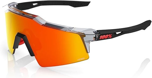 SPEEDCRAFT SL - Translucent Grey/Matte Black - HiPER Red Mirror