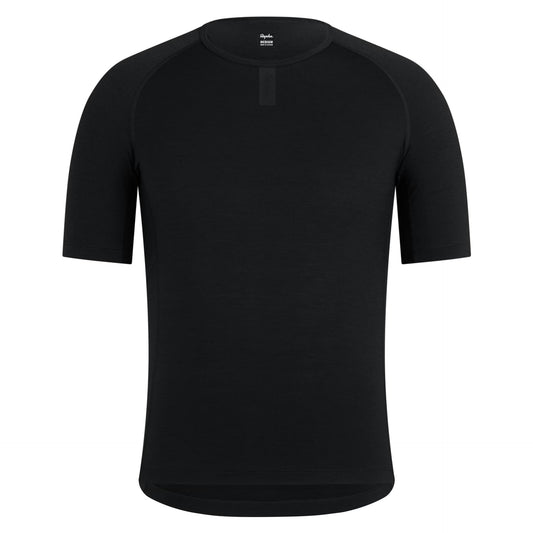 Men's Merino Base Layer Short Sleeve Black/Black