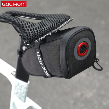 Gaciron Bird Nest Aero Saddle Bag w/Smart Tail Light 30LM  Small 