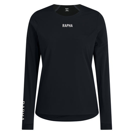 Women's Trail Finale Windblock Long Sleeve Jersey Black/White