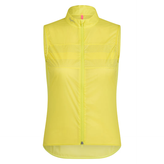 Women's Brevet Wind Gilet III Chartreuse/Silver