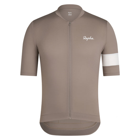 Men's Core Lightweight Jersey Dark Tan/White