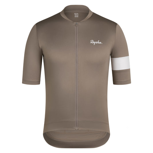 Men's Core Jersey Dark Tan/White
