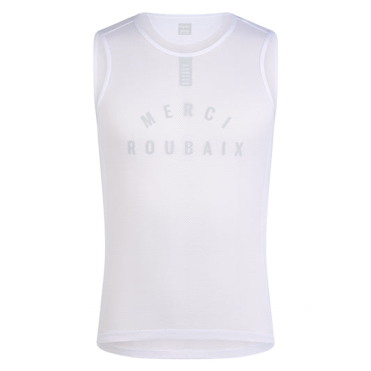 Men's Pro Team Race Base Layer Sleeveless White/White