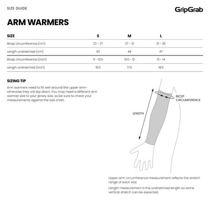 GripGrab RIDE Thermal Arm Warmers