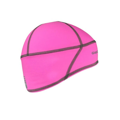 GripGrab Lightweight Thermal Hi-Viz Skull Cap Pink