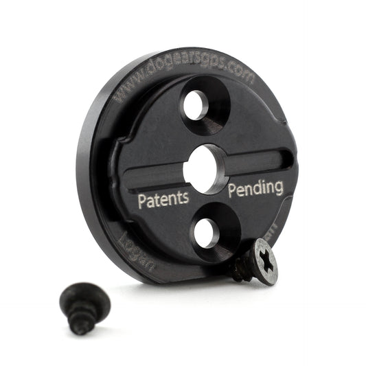 Dog Ears Replacement Plate Kit Black for Garmin QR Mount