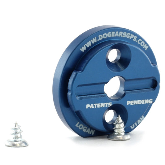 Dog Ears Replacement Plate Kit Blue for Garmin QR Mount