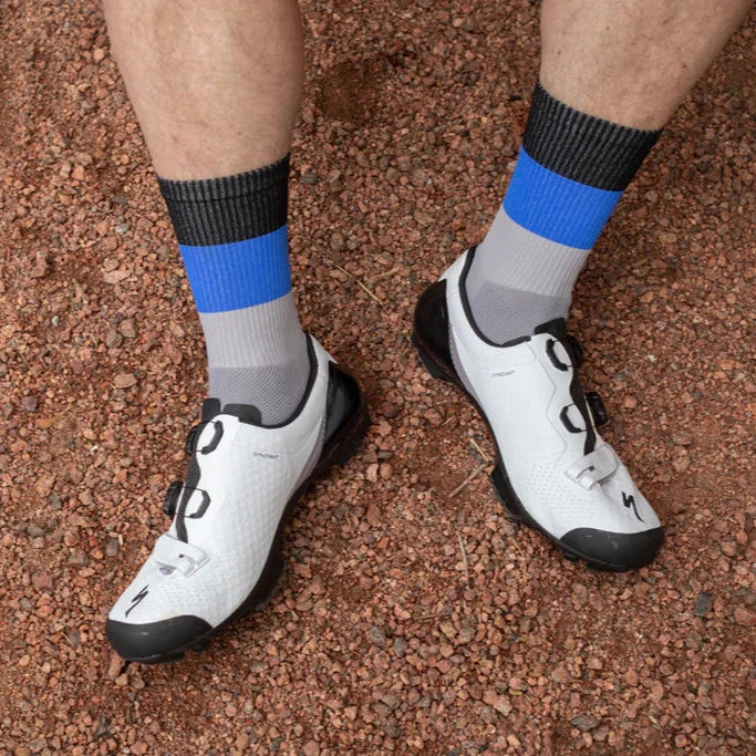 Ten Speed Hero 3 Colour Blocked Ribbed Crew Socks