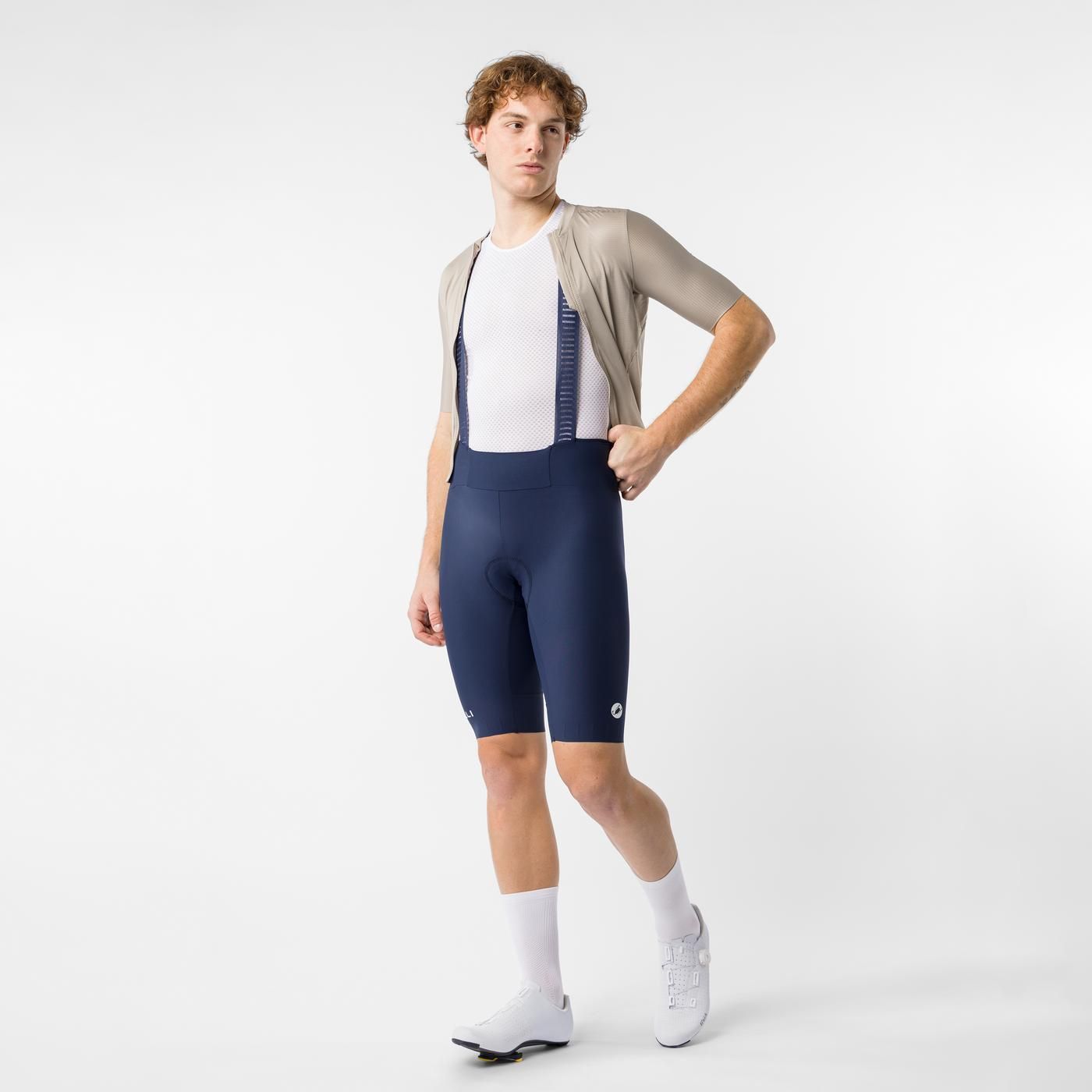 カステリ メンズ エスプレッソ 2 ビブショーツ | Cycle Closet