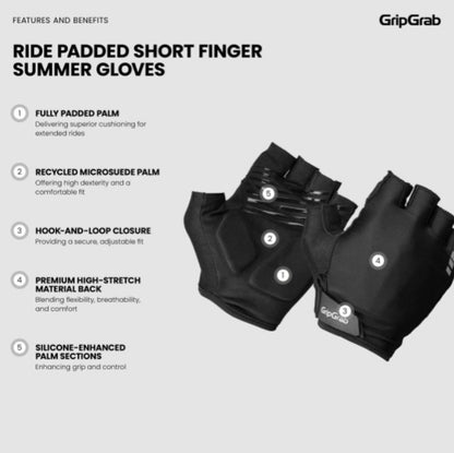 GripGrab Ride padded Summer Gloves