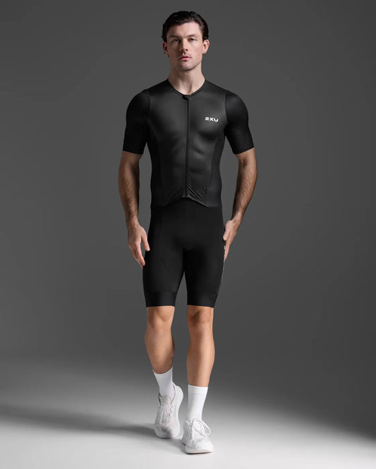 2XU Men's Aero Hex Sleeved Trisuit