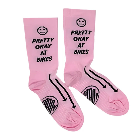 Ostroy Pretty Okay at Bikes Socks