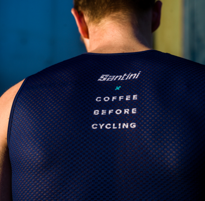 Santini Custom Coffee Before Cycling Baselayer