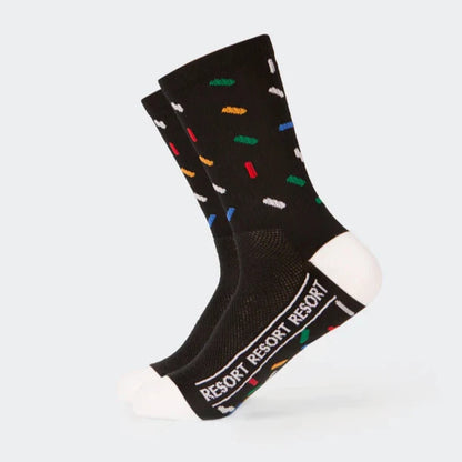 Ten Speed Hero Sprinkles Ribbed Crew Socks