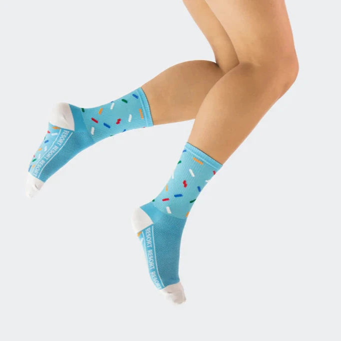 Ten Speed Hero Sprinkles Ribbed Crew Socks